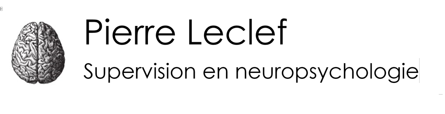 Pierre Leclef – Supervision en neuropsychologie